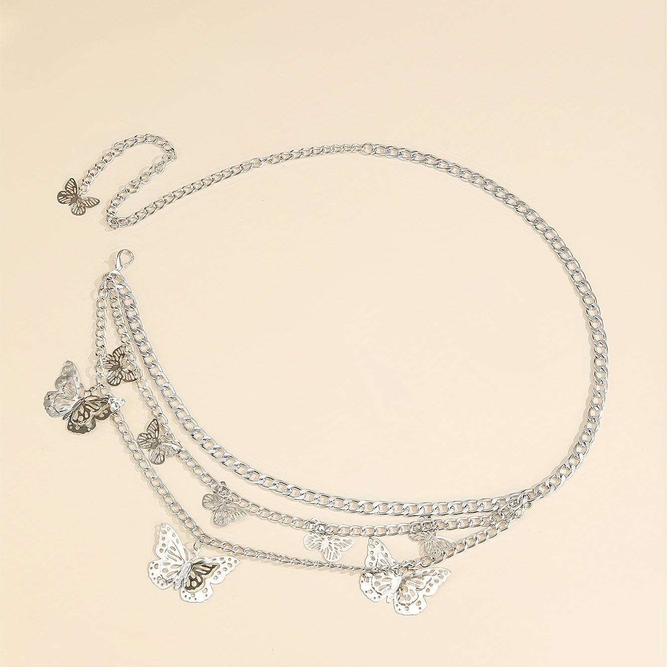 Ladies Fashion Butterfly Body Chain - Perfect for Beach Vacation & Party, Sexy Accessory Gift