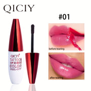 Long-Lasting Waterproof Peel-Off Lip Stain – Matte Finish Tattoo Lip Gloss in Pink, Red & Orange Shades for All Skin Types