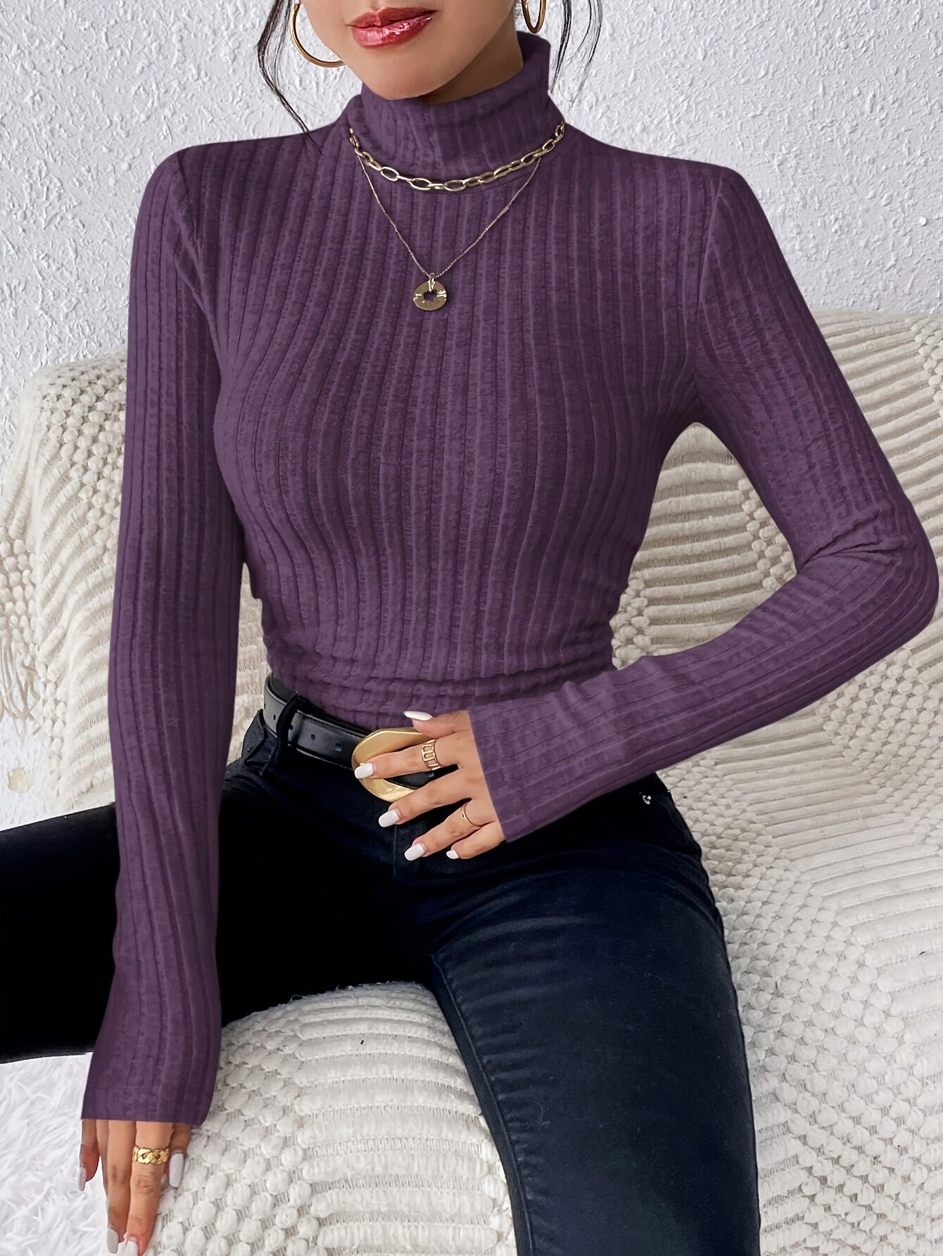 [Winter White Milk Sweater] Autumn And Winter Milk White Sweater