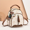 New Fashion All-match Simple Travel Backpack, Printed Small Backpack, Crossbody And Shoulder Dual-purpose Backpack