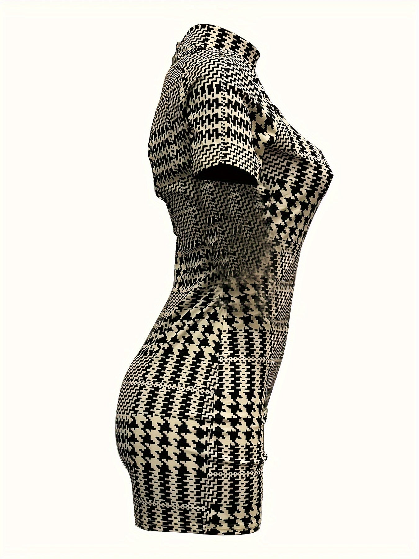 Women'S Y2K-Inspired Black and White Print Jumpsuit with Cut-Out Detail - Sexy, Sleeveless, High-Waisted, Summer Fashion for Adults, Adult Fashion Jumpsuit | Playful Fashion | Highwaisted Jumpsuit