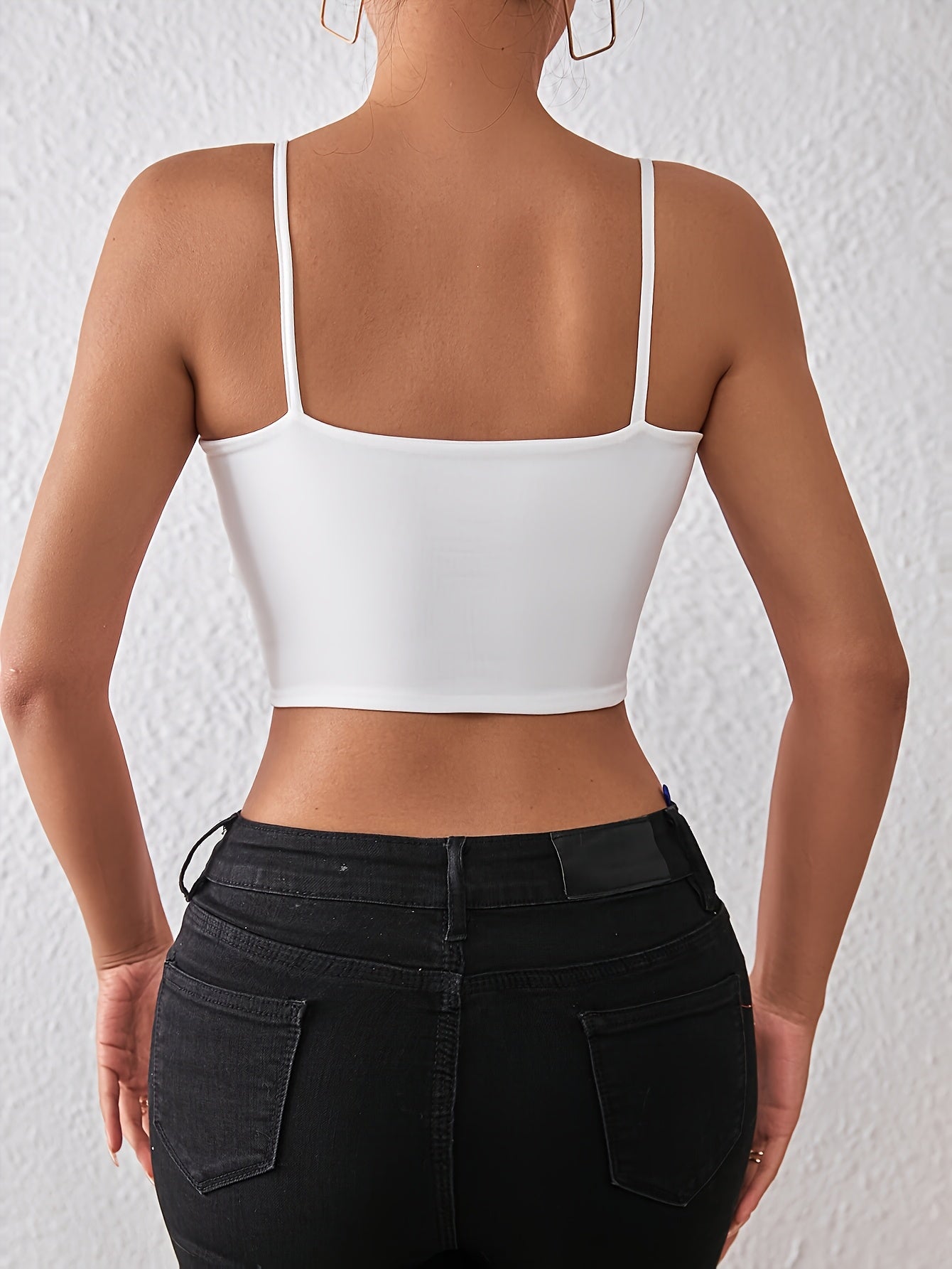 Western Style Simple Casual Off the Shoulder Slingback Knit Top, High Stretch Solid Color, Short Length, Slim Fit, 180g/m² Polyester Fabric