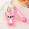 A New Disney Stitch Keychain Figure, Creatively Designed, Featuring a Cute Silicone Stitch Pendant. It Makes a Perfect Gift for Family, Friends, Or Your Significant Other for Occasions Like Easter, Valentine'S Day, Or Birthda