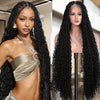 360 Lace Boho Knotless Box Braided Wig for Women - Full Double Lace with, Natural Black Synthetic Hair, Lightweight & Breathable, Perfect for Daily Wear, Parties, and Special Occasions, Versatile Hair Solution | Voluminous Br
