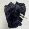 Charming Black Cat Plush Gloves for Women - Cozy & Warm Winter Accessory with Detachable Drawstring, Perfect for Casual Outings and Cycling