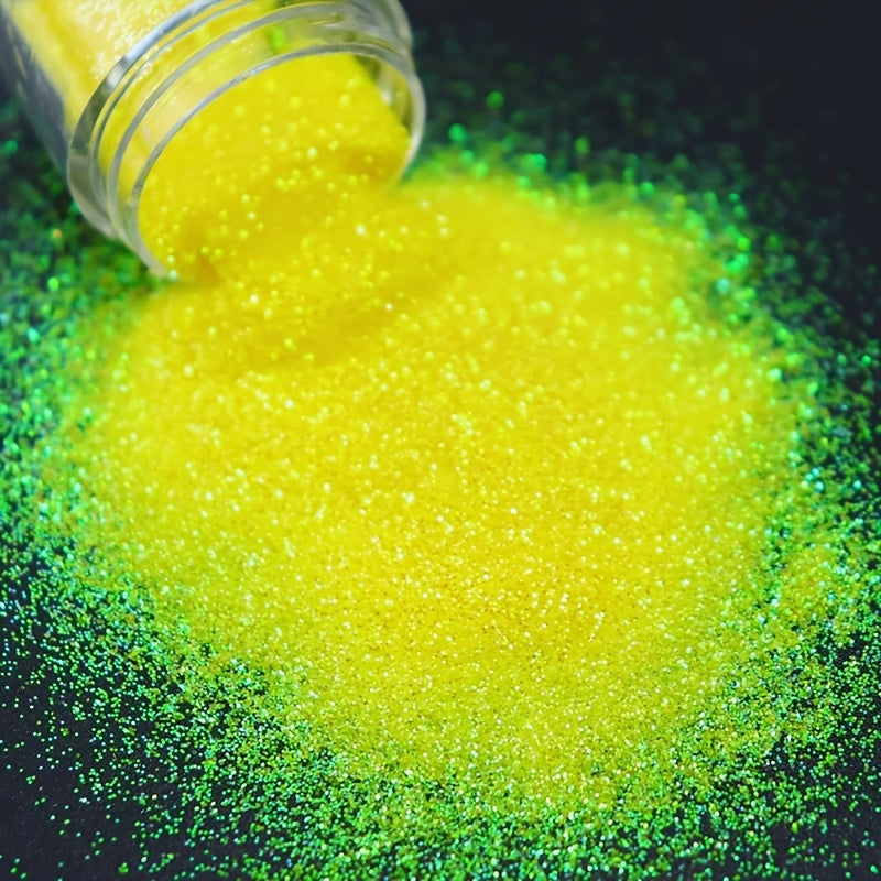 3pcs/Set Bottled Candy Colored Nail Glitter Summer Color 0.2Mm Fine Glitter Powder