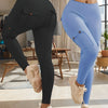 2pcs high-waisted yoga leggings with 4-button pockets, multi-pack butt-lifting and abdominal fitness running four-way elastic work pants, 2pcs leggings set