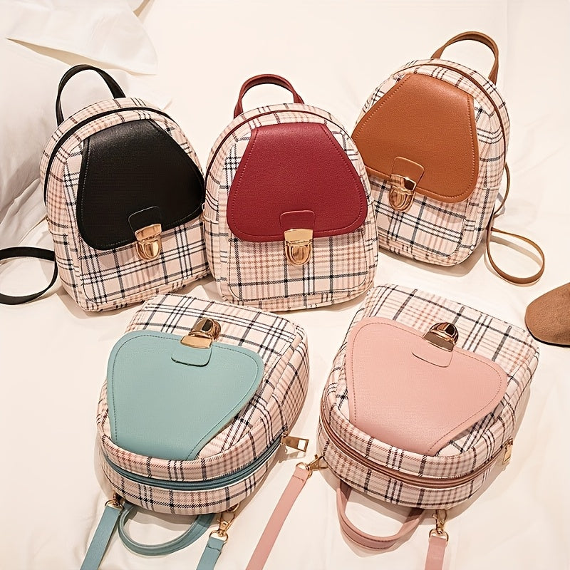 Fashionable New Colorful Small Bag, a Mini Backpack Perfect for Vacation Outings, Can Be Worn As a Shoulder Or Crossbody Bag for Women.