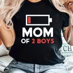 Mother's Day Print Crew Neck T-shirt, Short Sleeve Casual Top For Summer & Spring, Women's Clothing
