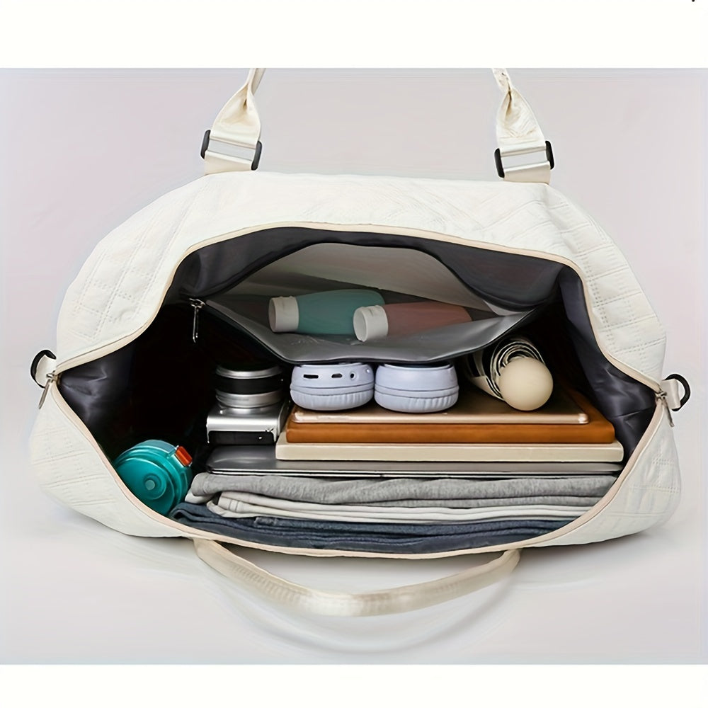 Large Capacity Multifunctional Travel Bag Set - Daily Travel Vacation Business Trip Clothes Toiletries Storage Bag, New Simple Fitness Bag