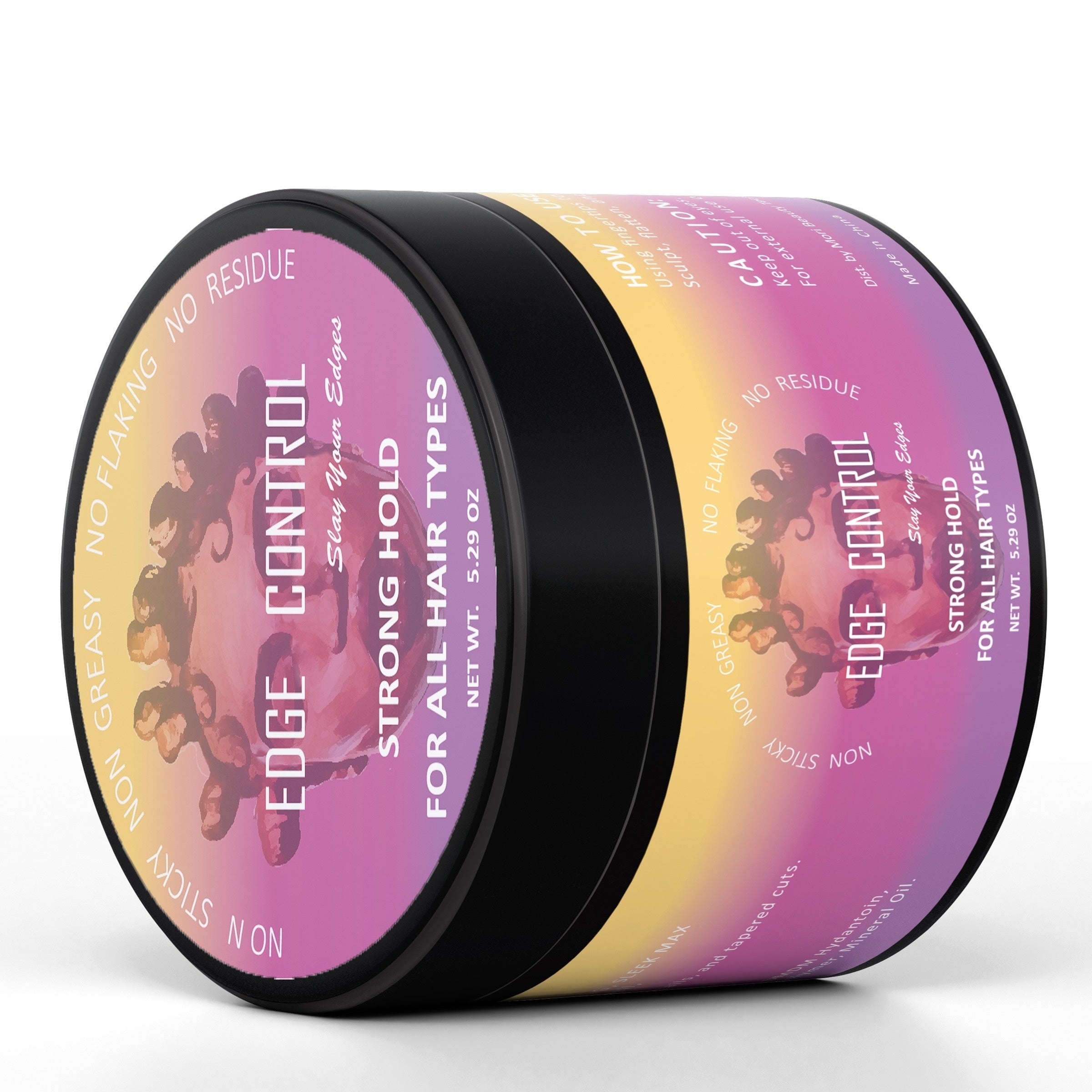 Edge Control Strong Hold Hair Non-Greasy Slay Edge Smoother Hair Styling Wax