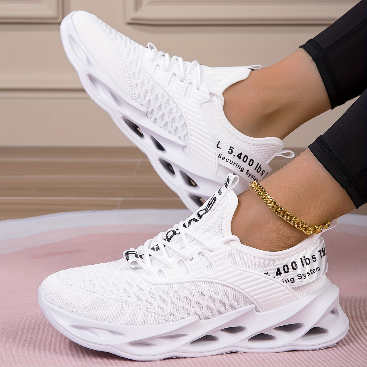 Lightweight Road Running Shoes for Women & Men – Breathable Fabric Upper, Cushioned Support, Durable MD Sole, All-Season Athletic Sneakers