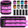 Adjustable Ankle Weights 13 4 5 6 8 10 12 15 20 LBS Pair with Removable Weight for Jogging Gymnastics Aerobics Physical Therapy