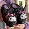 Sanrio Hello Kitty Women'S Cozy Fleece-Lined Winter Slippers, Indoor Warm Slippers, New Year Gift, Non-Slip, Washable, Holiday Present.