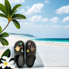 Fashionable Couple Men'S And Women'S Cute Hole Shoes with Cute Briquette Pendants, Elegant Black EVA Mules And Clogs for All-Season Outdoor And Casual Wear, Beach Shoes