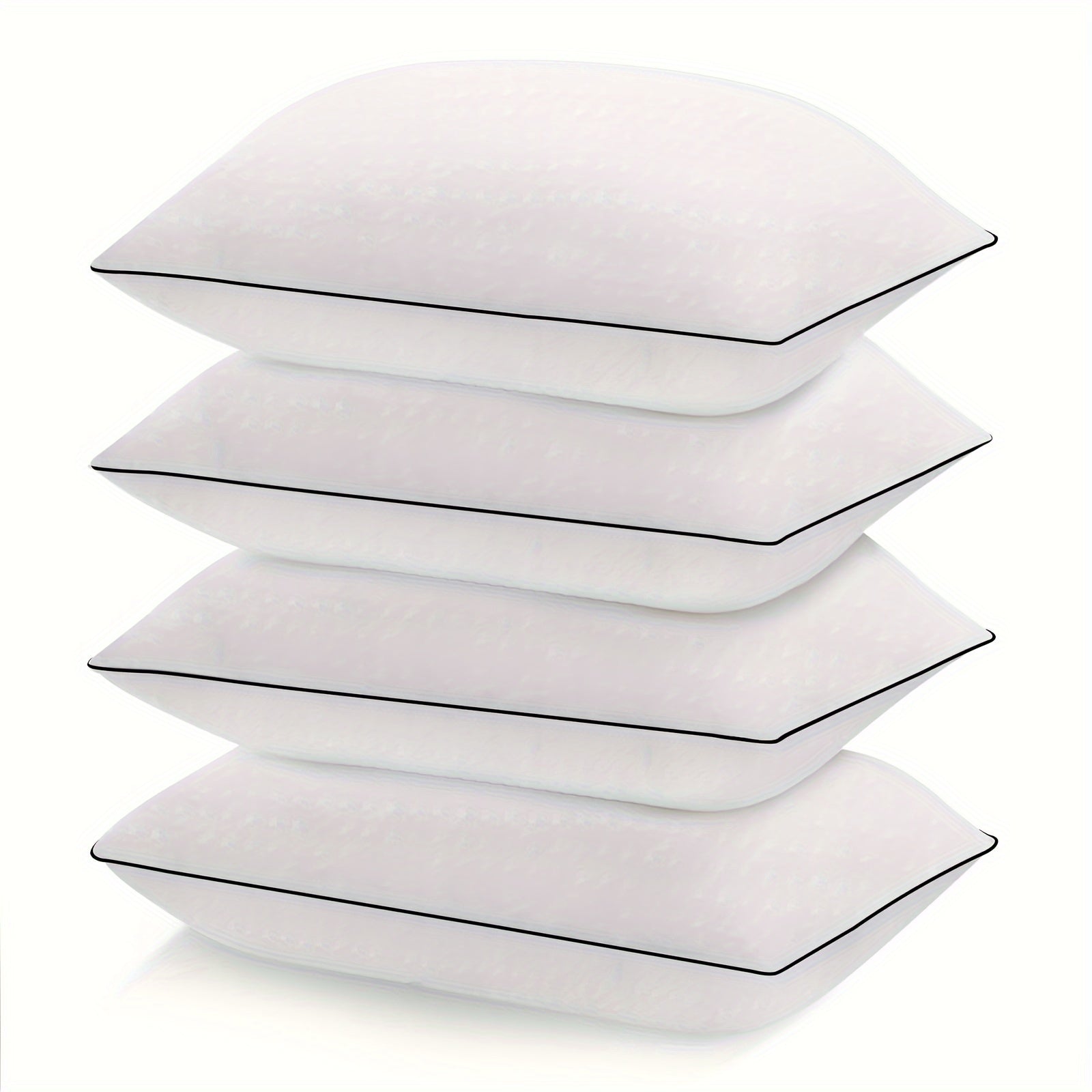 Queen Size Bed Pillows Set of 2/4 - Ultra-Soft, Cooling, Supportive, and Breathable Full Pillows with Premium Down Alternative Fill for Back, Stomach, or Side Sleepers - Hotel Quality, Hypoallergenic, and Machine Washable for