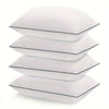 Queen Size Bed Pillows Set of 2/4 - Ultra-Soft, Cooling, Supportive, and Breathable Full Pillows with Premium Down Alternative Fill for Back, Stomach, or Side Sleepers - Hotel Quality, Hypoallergenic, and Machine Washable for