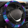 15 Inch Disney Stitch Catone Steering Wheel Cover, Universal Fit, No Inner Circle, Polyester Fiber, Anti-Slip, Protective, for Car, Truck, SUV, Men and Women