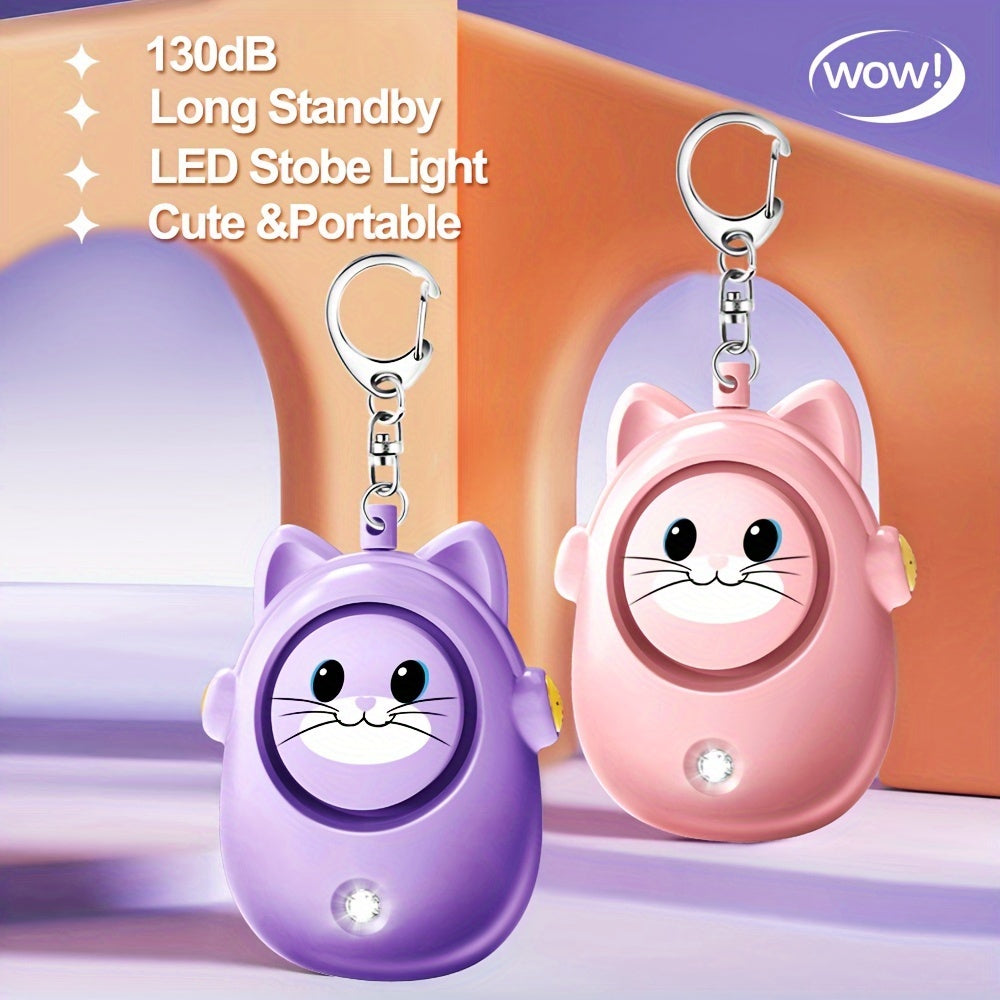1pc Personal Safety Alarm For Women, 130 DB Loud Self Siren With LED Strobe Light, Personal Security Safe Device, Alarms For Women Elderly