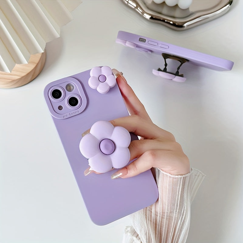 Creative Daisy Stand Phone Case - Stylish, Compact, and Unique