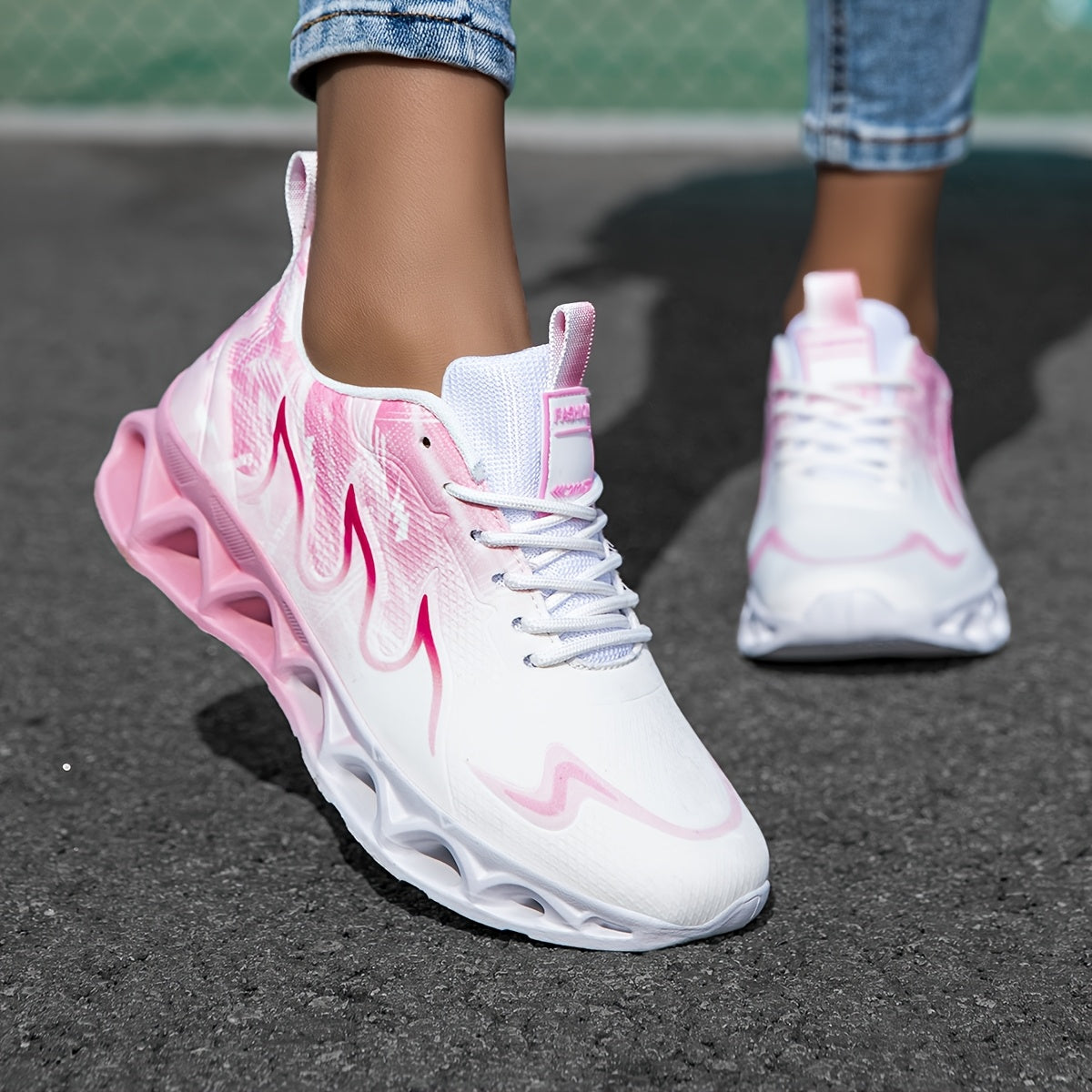 Women's Breathable Mesh Sneakers – Lightweight Walking Shoes with EVA Sole, Soft Fabric Upper, Stabilizing Support, All-Season Casual Footwear