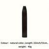 Natural Black Tape in Hair Extensions Human Hair Black Tape in Hair Extensions Real Human Hair Extensions Tape in #1B Black Hair Extensions Real Human Hair 20pcs 16-26 Inches