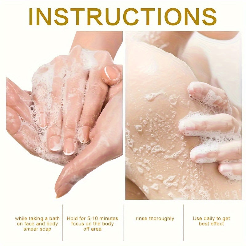 12pcs Rice Milk Soap, Handmade Cleansing Bar For Face And Body Wash, Nourishing And Moisturizing, Gentle Skincare, Suitable For All Skin Types