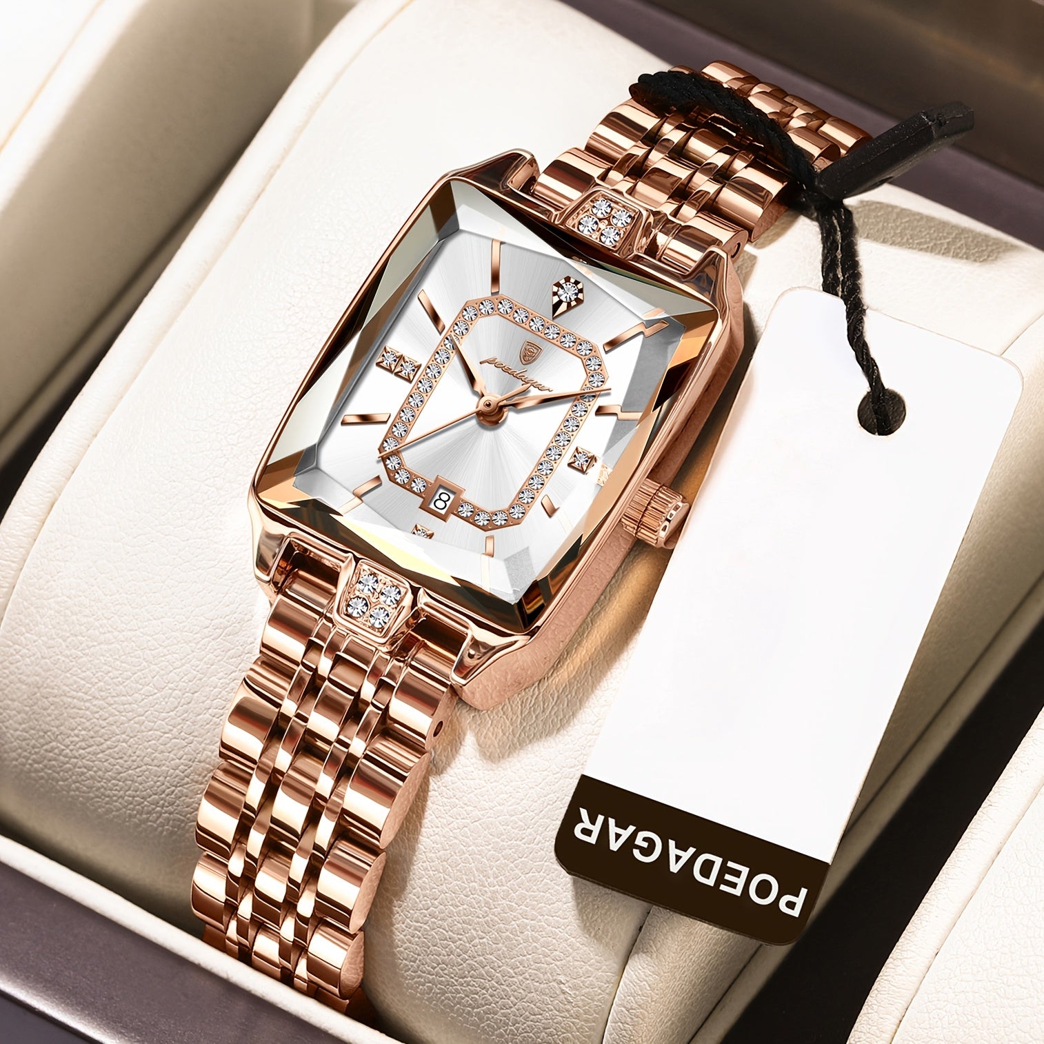 POEDAGAR Fashion Students Korean Casual Ladies Watch Luxury Stainless Steel Best Selling Simple And Elegant Quartz Wristwatch.