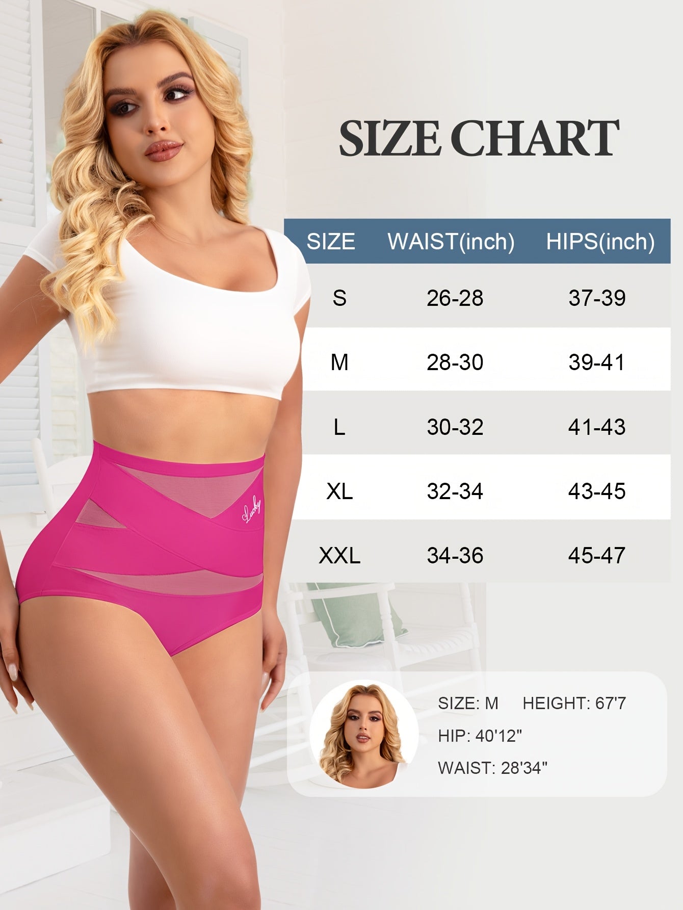 [Breathable Mesh Underwear] 8-Pack High-Waisted Breathable Women's Underwear, Seamless Mesh Cross Design Triangle Panties