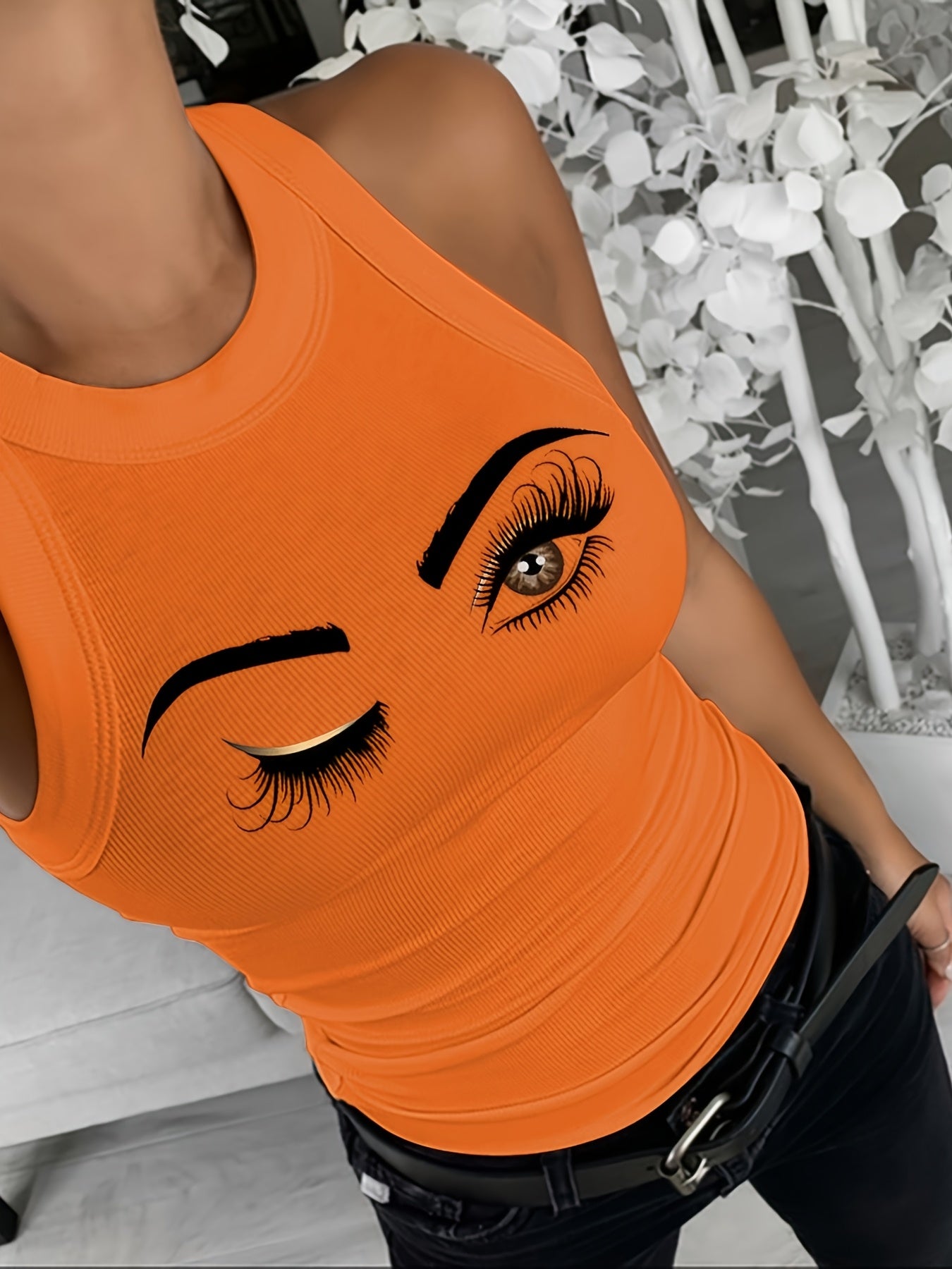 Women'S Sleeveless Color Block Tank Tops Basic Cami Shirt And Tank Blouses