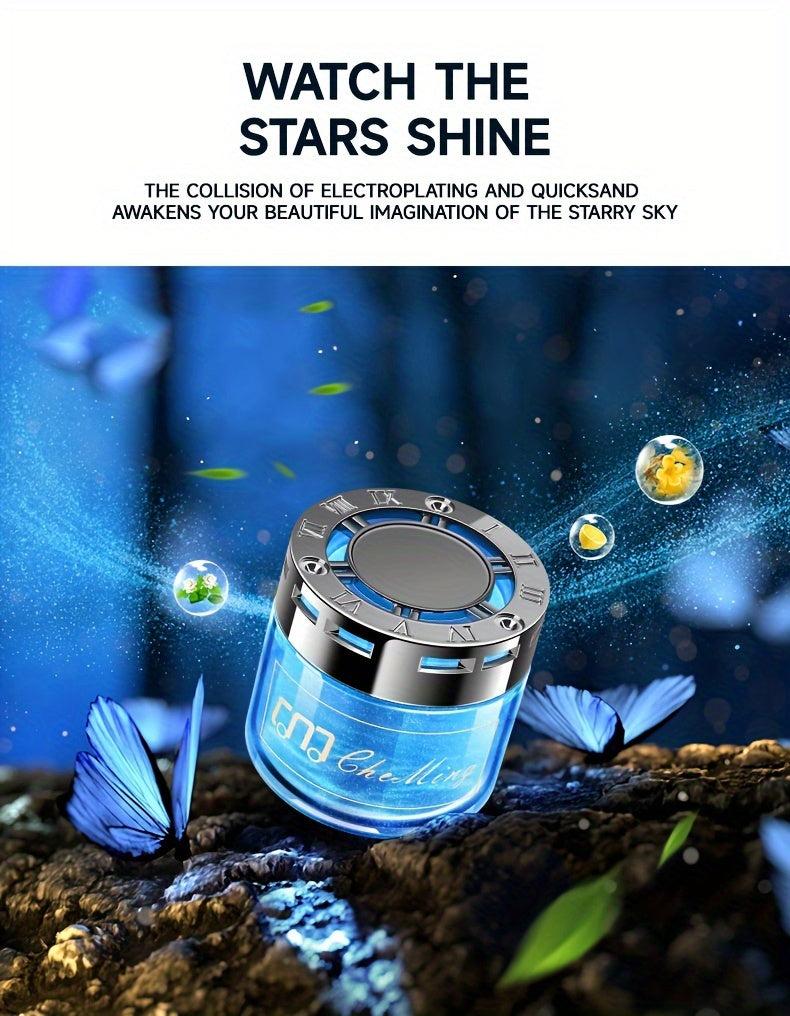 Car Cologne Jasmine High-End Car Interior Solid Balm Long Lasting Light Fragrance for Men, Car Air Freshener