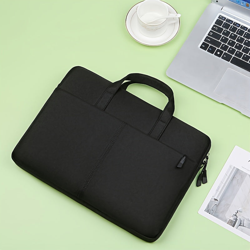 Laptop Shoulder briefcase Advanced sense large capacity commuter bag File bag Business handbag Lightweight computer bag