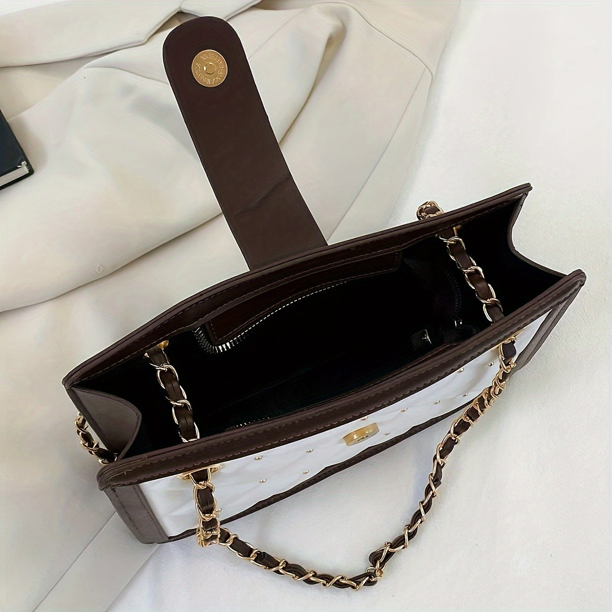Women's Large Capacity Shoulder Bag Elegant Handbag Versatile Outgoing Purse