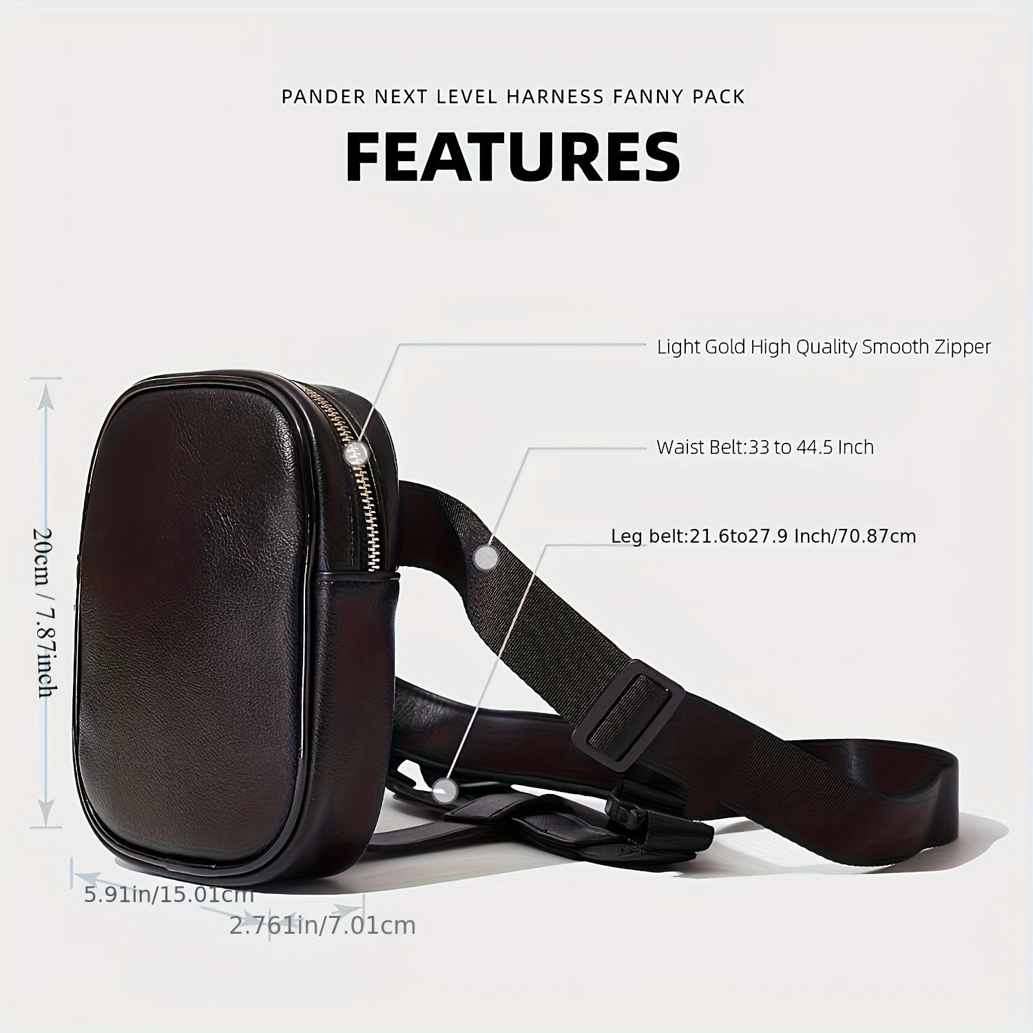 unisexCasual Running Sports Fanny Pack Portable Multifunctional Waist Bag Mobile Phone Bag Mini Leg Bag