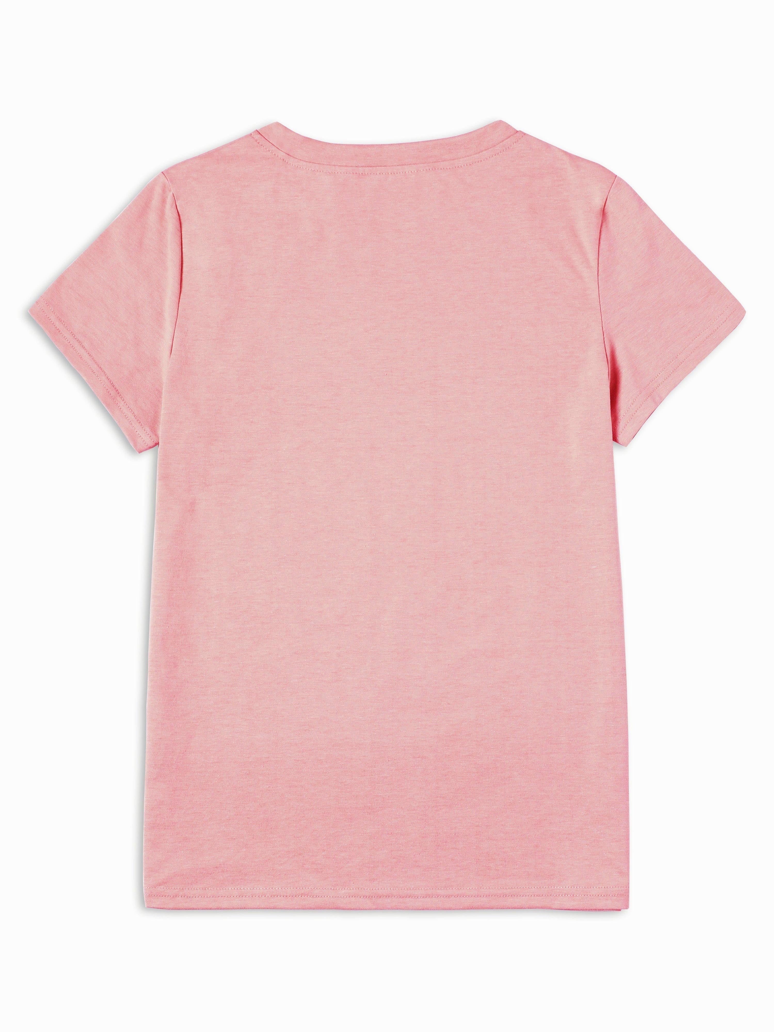 Graphic Print Crew Neck T-shirt, Short Sleeve Casual Top For Spring & Summer, Women's Clothing