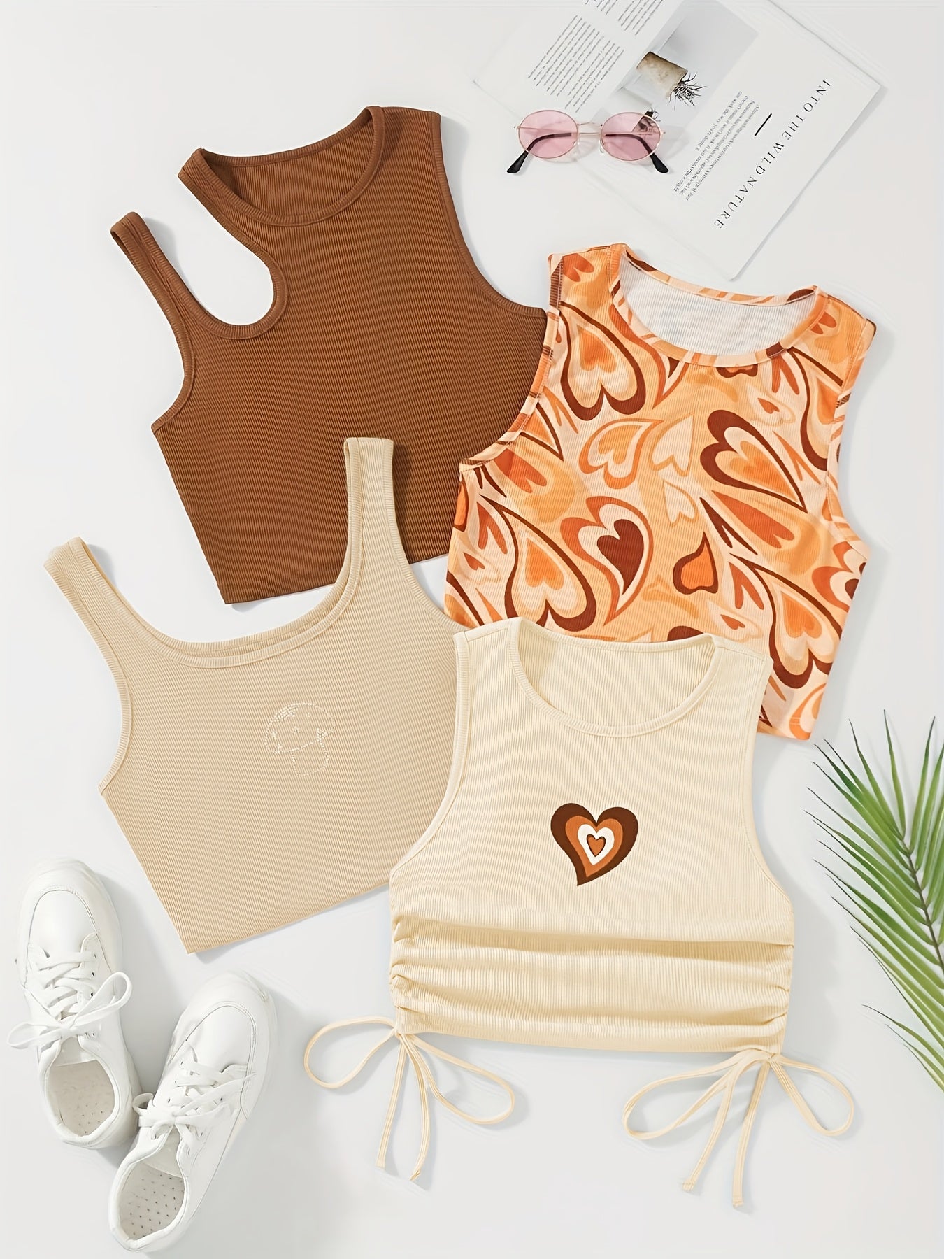 Targeted Development Girl's Vest 4pcs Set