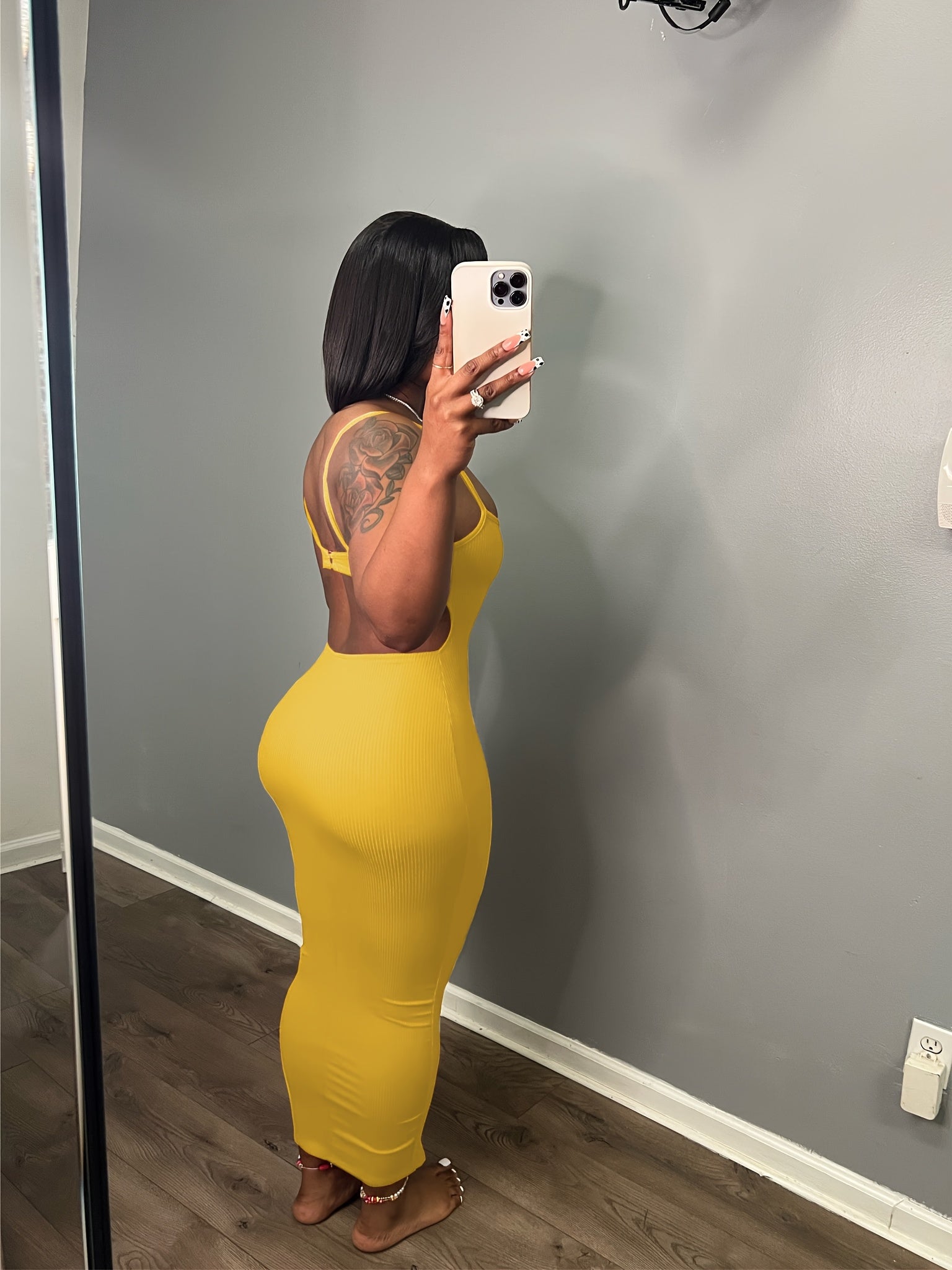 Women'S Casual Slip Dress Sleeveless Bodycon Dresses Ribbed Maxi Sundress Basic Party Club Dress