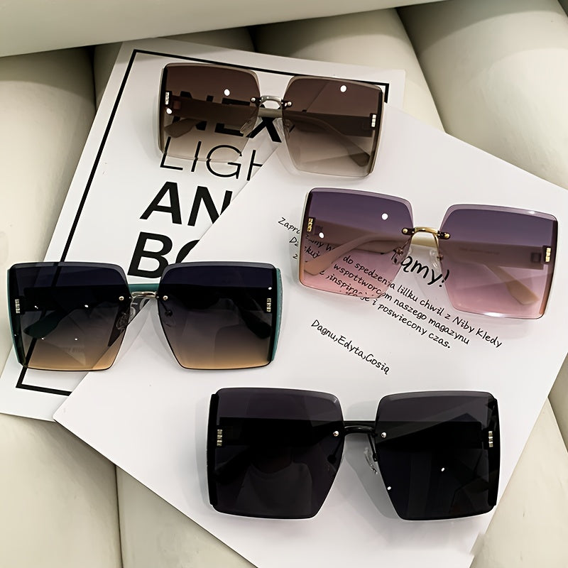 [Polarized Glasses] European And American Fashionable Retro Large Box Advanced Polarized Glasses | UV Resistant And Colorful