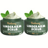 2 Packs Body Scrub And Underarm Scrub- Rich In Walnut, Aloe And Peppermint Extracts - Suitable For Dry Skin, Moisturizes And Nourishes - 8.82oz