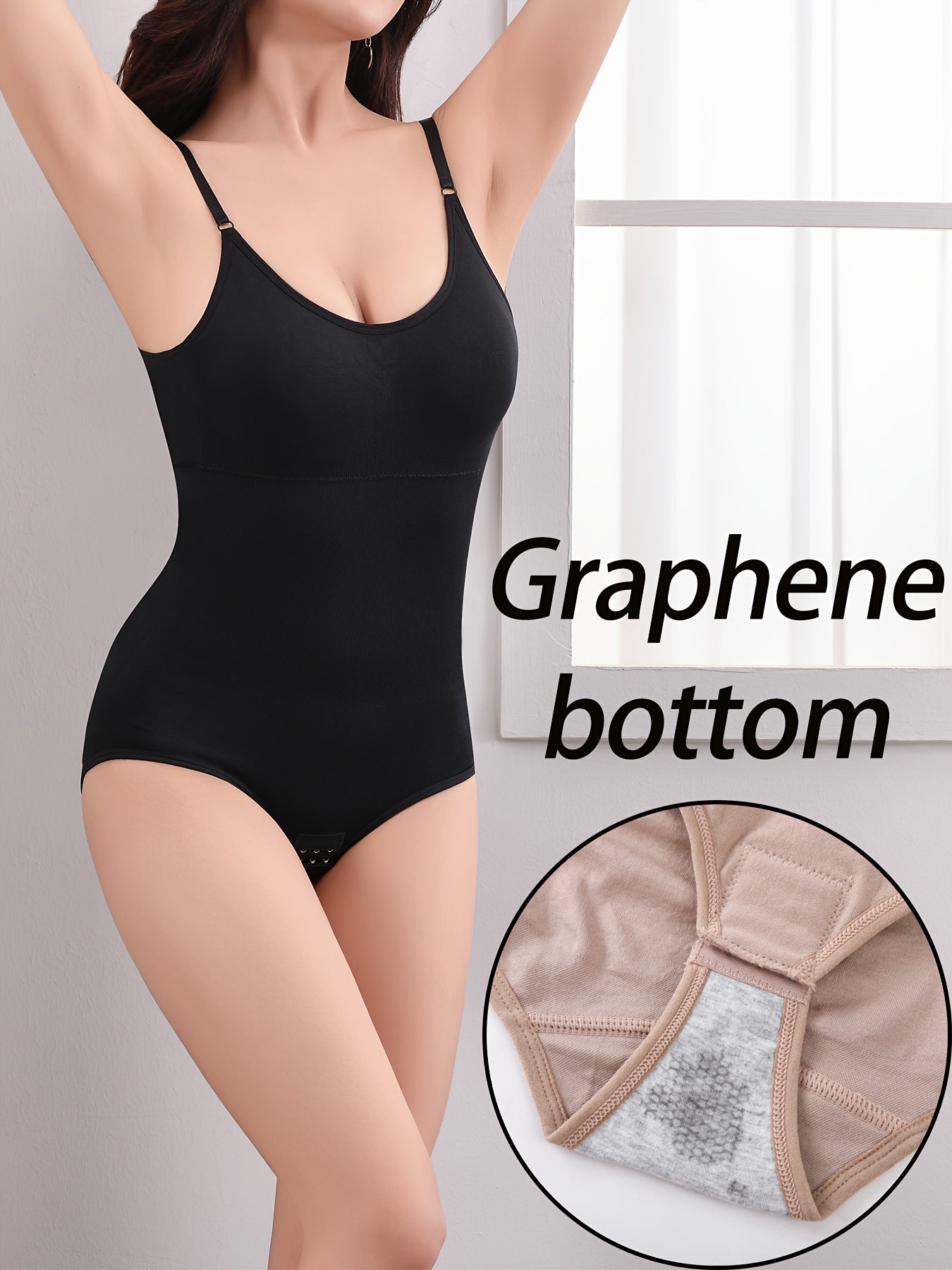 3pcs Women's Elegant Bodysuits - Solid Color, Smooth Polyamide Fabric, 200g/m² Medium Support | Tummy Control | Butt Lift
