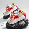 Women'S 2025 New Arrival, Colorful Striped Running Shoes with Thick Sole - All-Season Motion-Control Sneakers for Fitness and Running, Allseason Sneakers|Playful Design|Motioncontrol Support