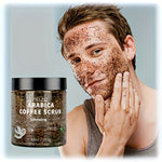 9.98oz Arabica Coffee Scrub - Exfoliating Body Scrub For Skin Care - Moisturizing And Exfoliating Body, Face, Hand, Foot Scrub With Collagen
