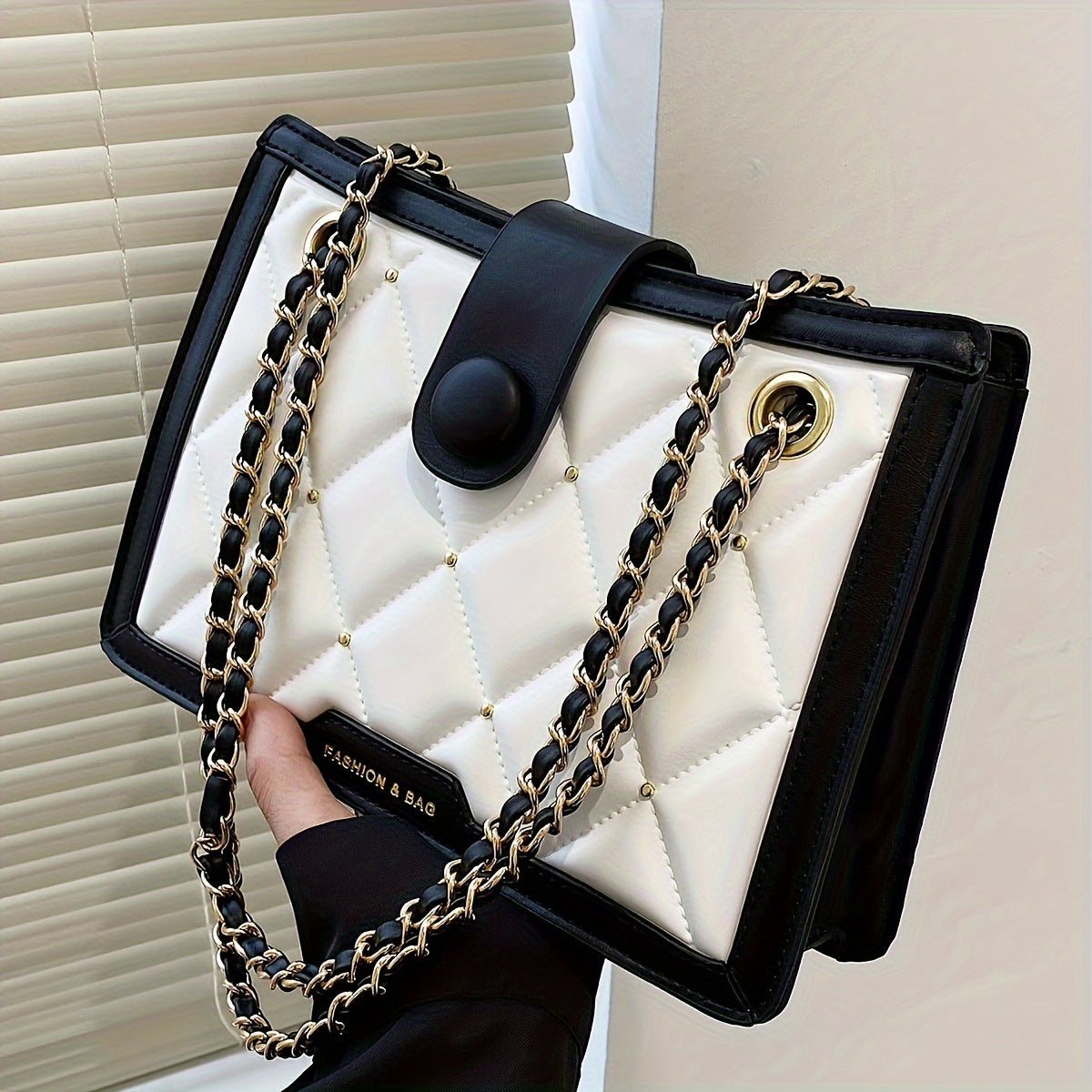 Women's Large Capacity Shoulder Bag Elegant Handbag Versatile Outgoing Purse