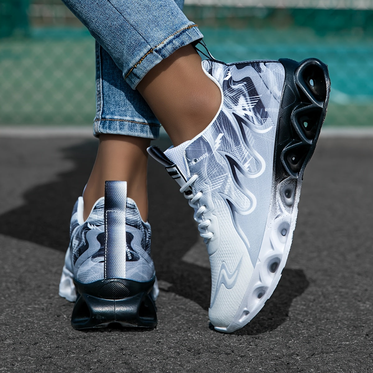 Women's Breathable Mesh Sneakers – Lightweight Walking Shoes with EVA Sole, Soft Fabric Upper, Stabilizing Support, All-Season Casual Footwear