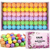 60pcs Mini Bath Bomb Gift Set - 6 Scents, 6 Colors, Perfect for Valentine's, Mother's Day & More - Ideal for Travel & Relaxation