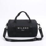 1pc Milan, Italy Print Mini Shoulder Crossbody Bag - Preppy Style, Durable Zipper, Lightweight & Cute Dance Bag, Ideal for Sports & Leisure, Gym Travel Shoulder Bag, Perfect Christmas Gift, Gym Bag | Preppy Style Bag | Adjust