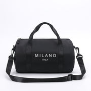 1pc Milan, Italy Print Mini Shoulder Crossbody Bag - Preppy Style, Durable Zipper, Lightweight & Cute Dance Bag, Ideal for Sports & Leisure, Gym Travel Shoulder Bag, Perfect Christmas Gift, Gym Bag | Preppy Style Bag | Adjust