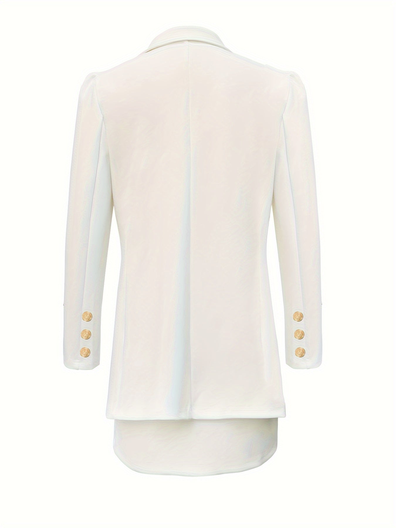 Two-piece Set, Solid Long Sleeve Elegant Blazers & Mini Skirt, Women's Clothing