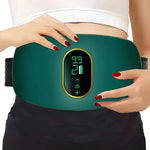 Vibrating Massage Belt Rechargeable Heated Massage Belt, Adjustable Vibrating Massager, Portable Abdominal Massager, USB Power Supply, Holiday Gifts for Relatives And Friends, Valentine's Day Gifts for Girlfriends
