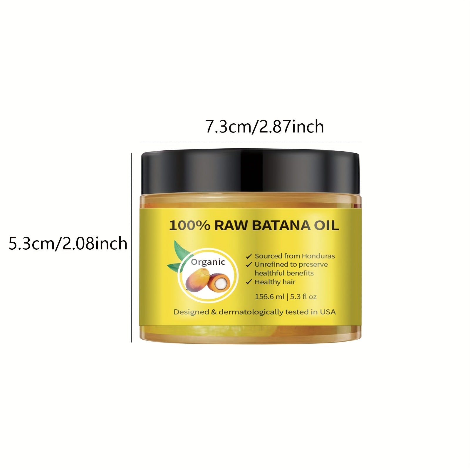 156.6ml/5.3 fl oz Batana Oil For Scalp And Hair Care, Palm Oil Enriched, Plant Extracts, Scalp And Hair Care Product